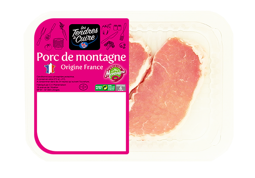 Viandes piécées de Porc de Montagne